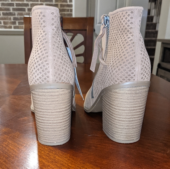 Ankle Booties Boots Taupe - Picture 4 of 8